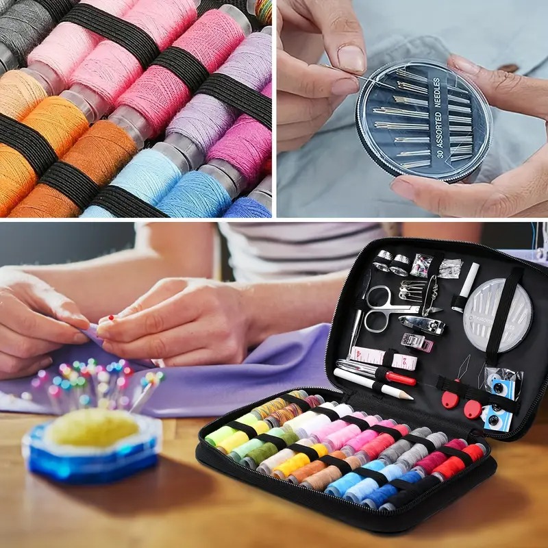 Large Sewing Kit Set 24-Colore - Cotton Embroidery Thread Skeins recension och pris