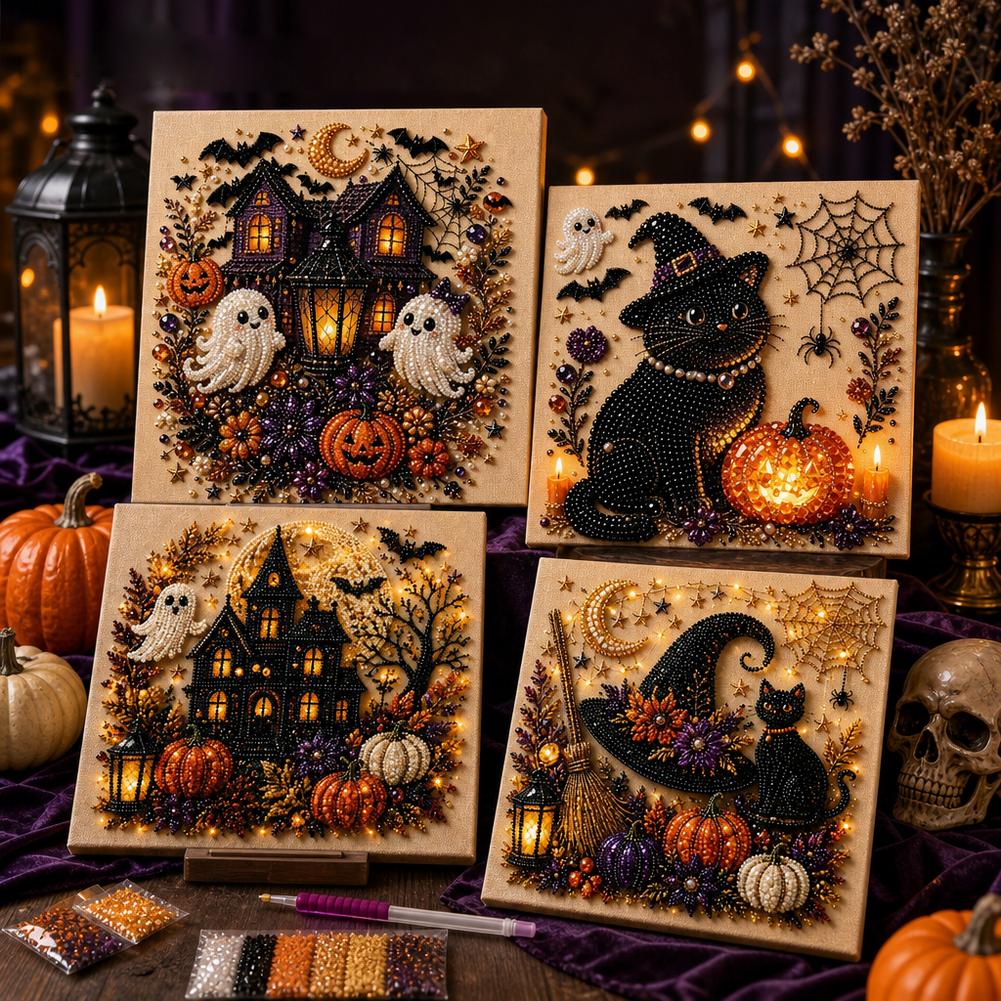 Halloween Ghost & Pumpkin 3D P - Painting Supplies recension och pris