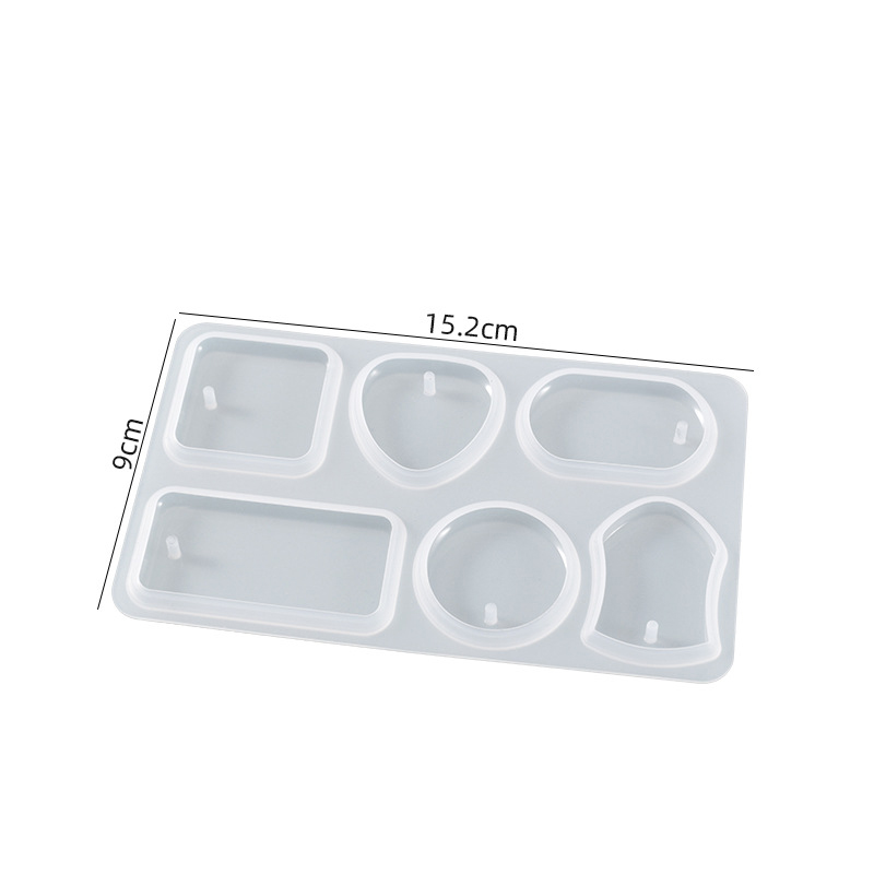 DIY Keychain Pendant Silicone  - Silicone Epoxy Resin Molds Set recension och pris