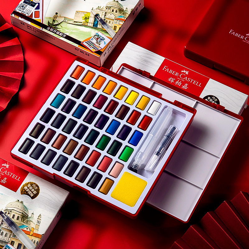 24/36/48 Colors Solid Watercol - Watercolor Paint Set Solid Pigment recension och pris