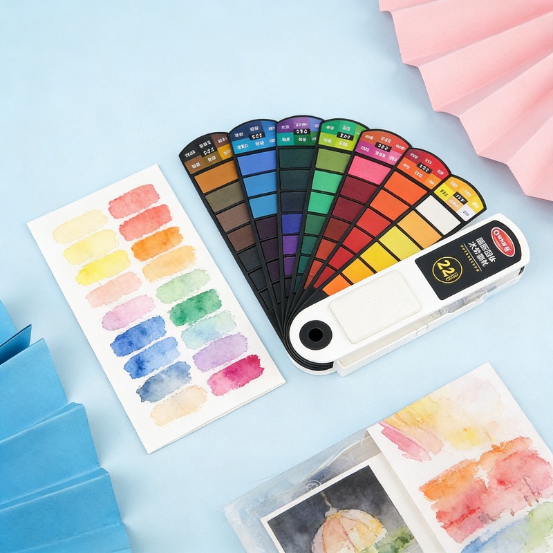 18 Colors Solid Watercolor Pai - Watercolor Paint Set Solid Pigment recension och pris